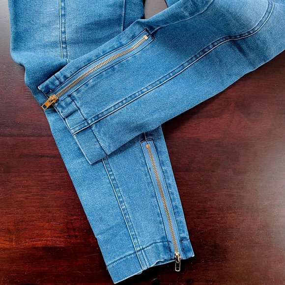 Dana Pant (Blue Denim) - Ivory & Chain - Picture 8 of 13